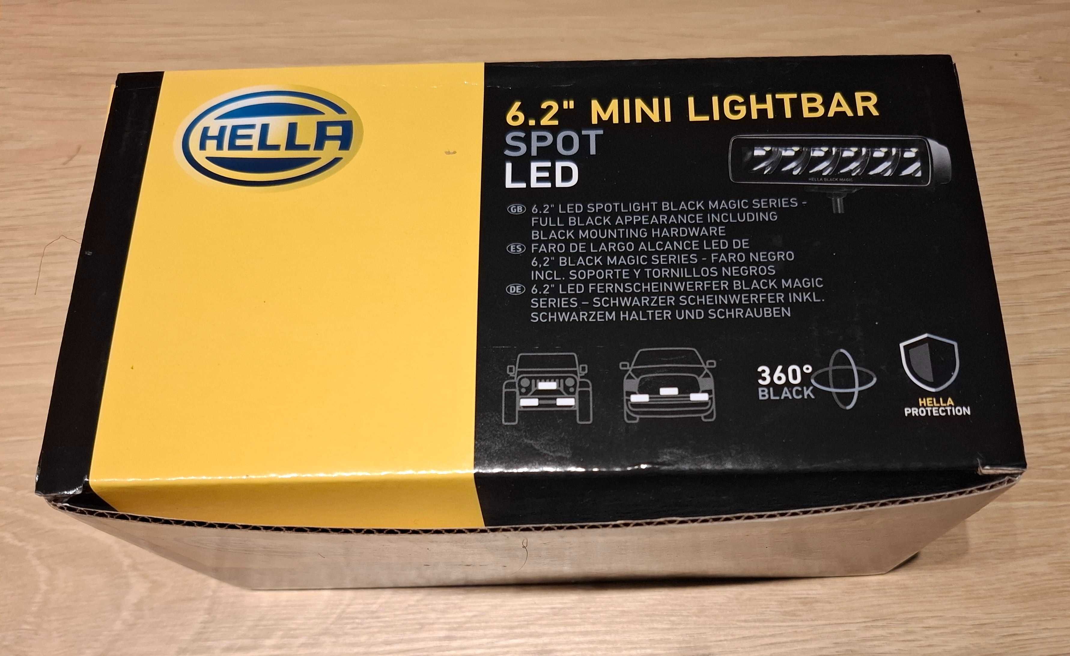 Reflektor dalekosiężny Hella 6.2" MINI LIGHTBAR SPOT LED - są 2szt