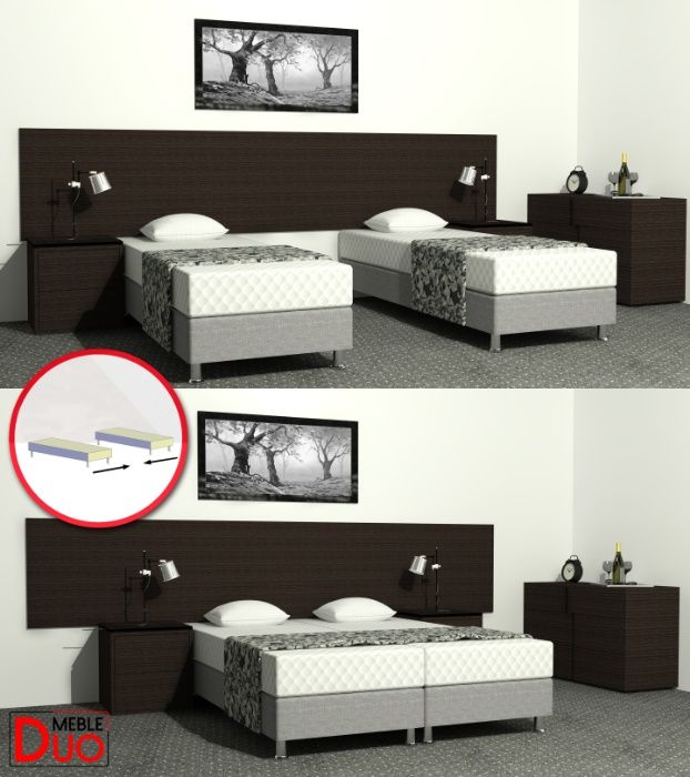 Łóżko hotelowe VITO Premium 90x200 Pocket