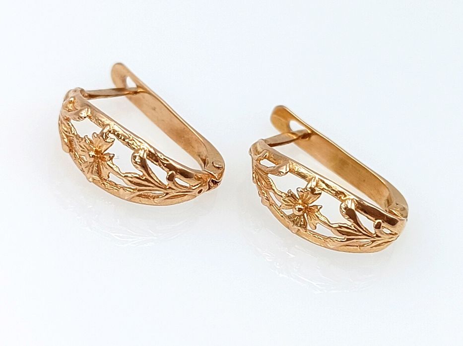 Золотые серьги 583 СССР