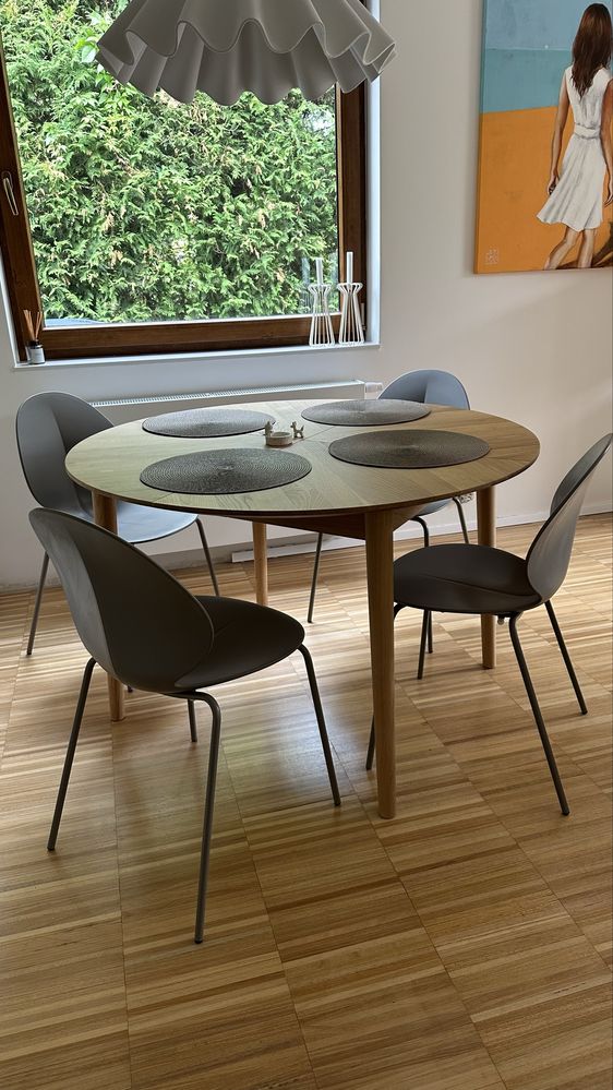Krzesła Calligaris Basil 4 szt., oryginalne, w idealnym stanie