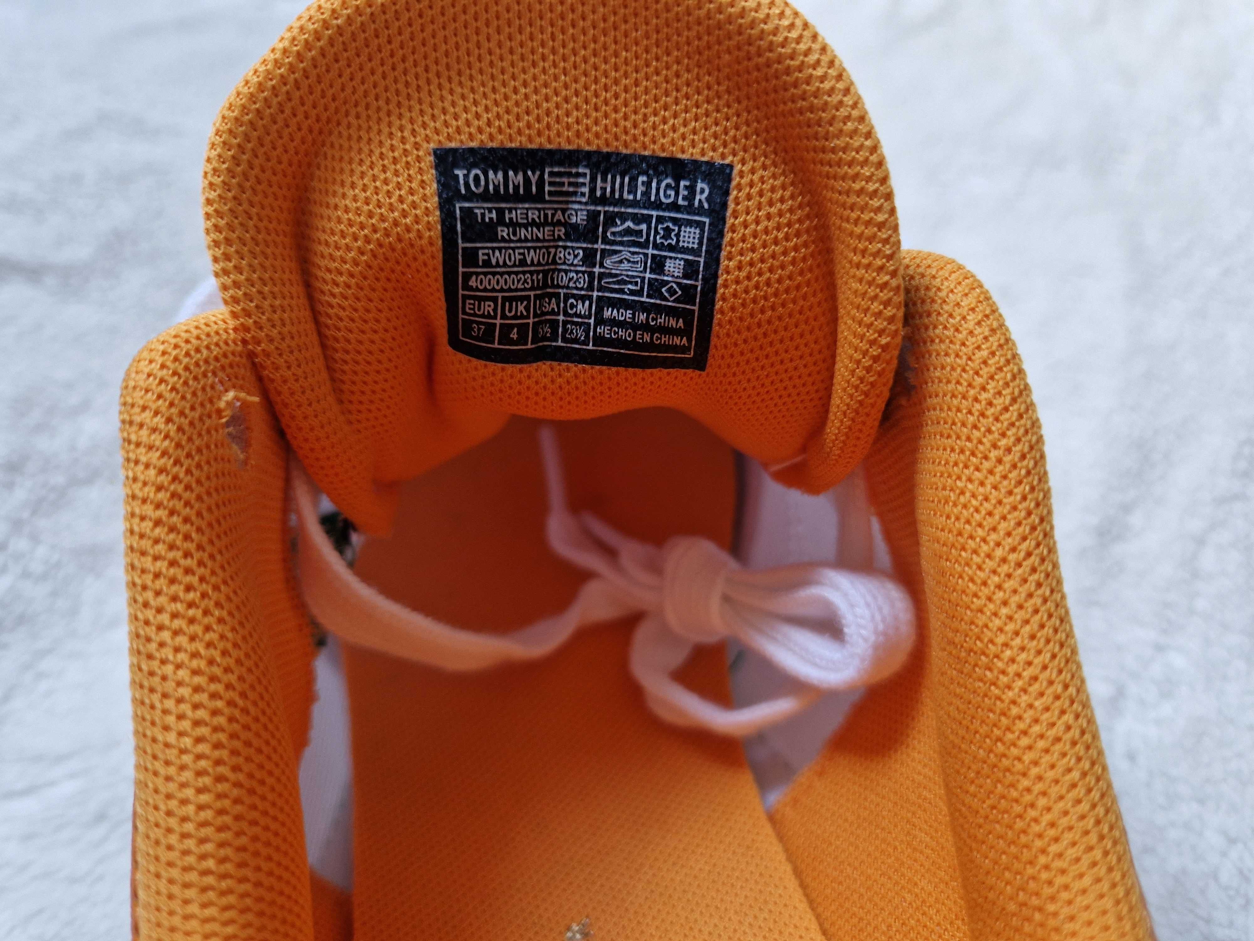 Nowe białe damskie buty sportowe sneakersy Tommy Hilfiger rozmiar 37