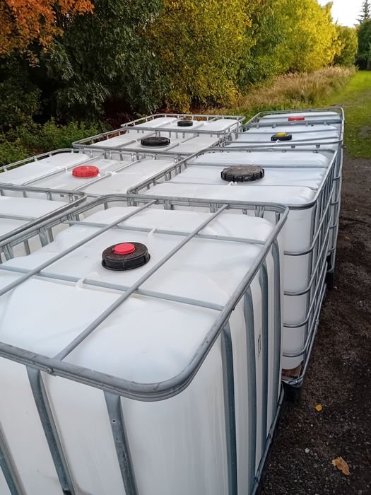 Mausery, zbiorniki 1000l czyste, umyte