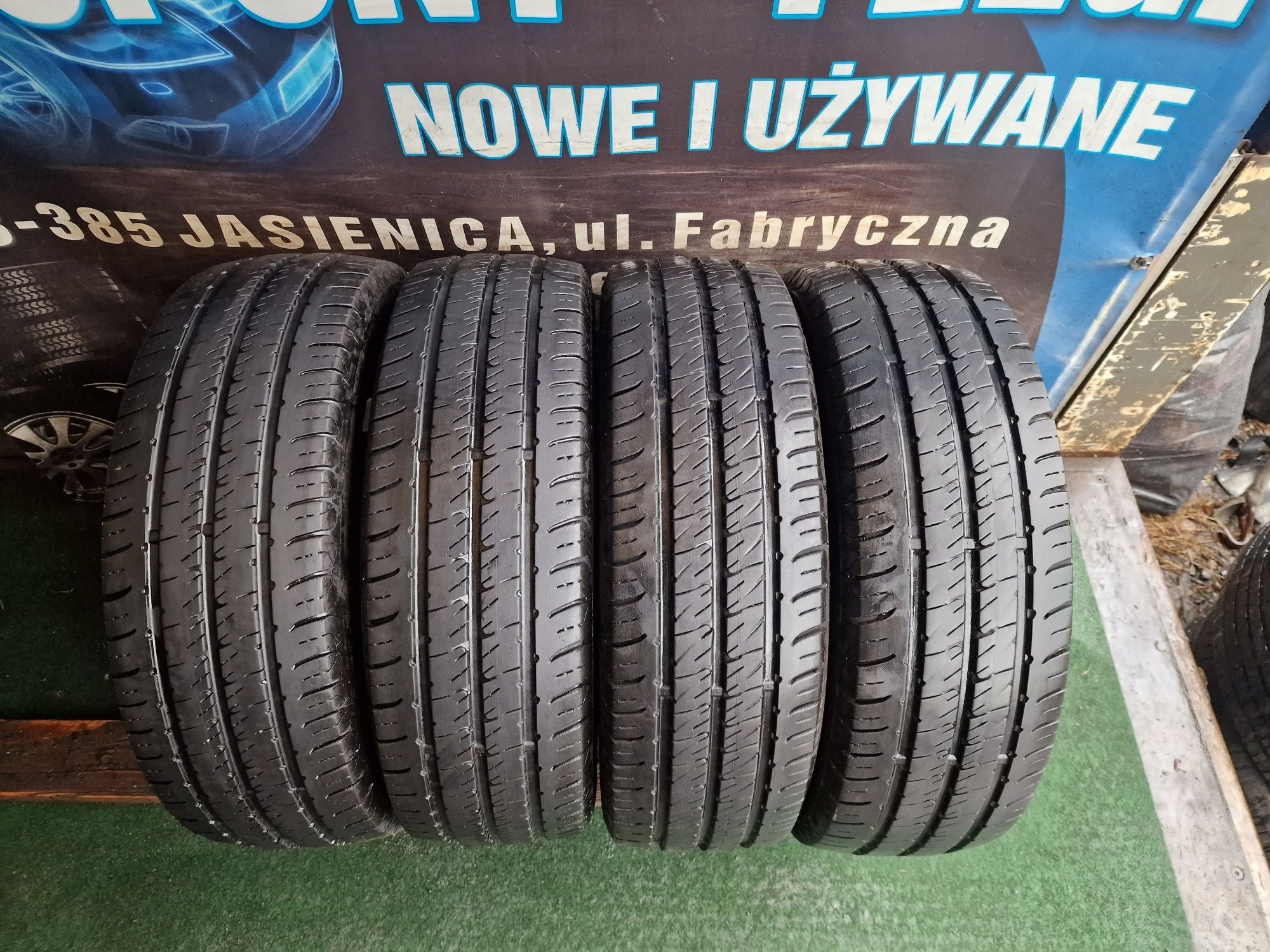 Opony letnie 195/65/16C Uniroyal wzmacniane Komplet 7.6mm 2021rok