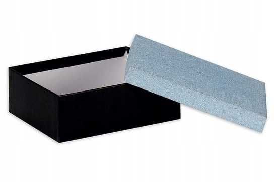Pudełko prezentowe Glitter Blue L brokat niebieskie eleganckie prezent