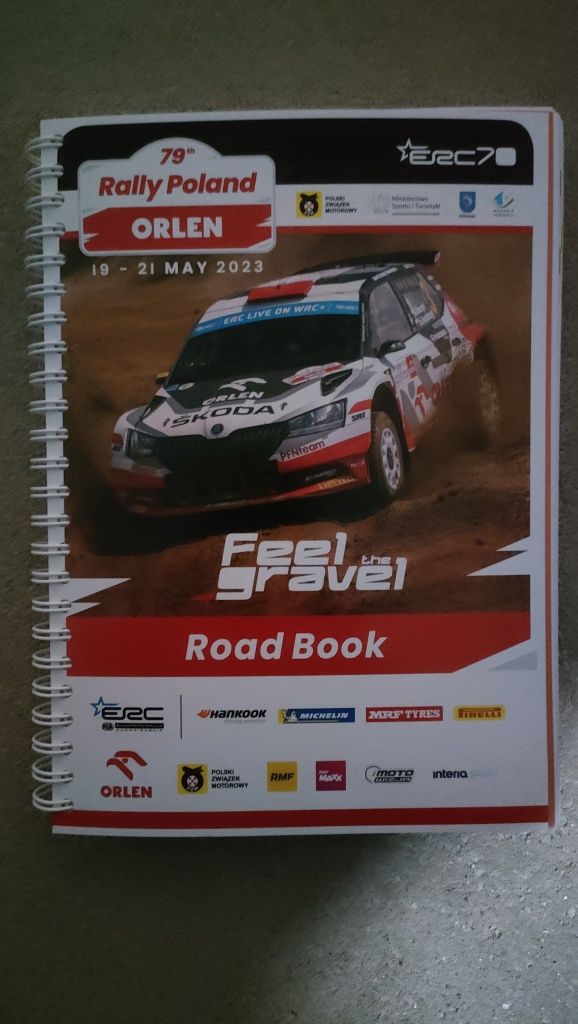 Road Book 79 Rally Poland