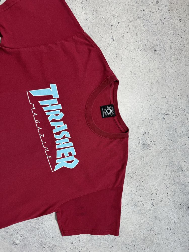Футболка Thrasher Magazine С Большим Лого Оригинал Идеал M-L
