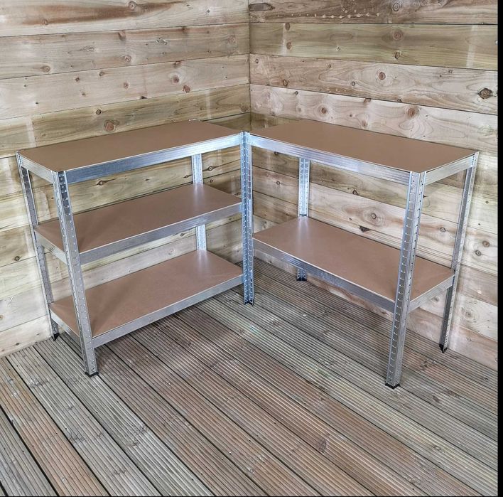 Стелаж металевий 180×90×40 / 150×70×30  220×90×40 посилена конструкція