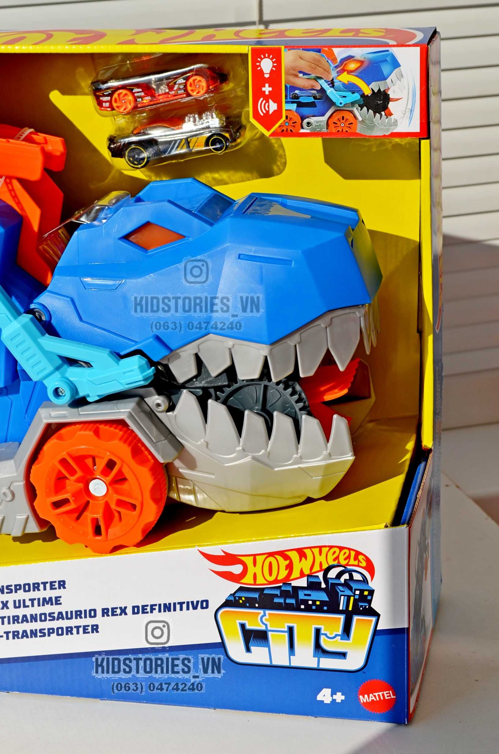 Автовоз Hot wheels ultimate t-rex transporter Мега транспортер Ті Рекс