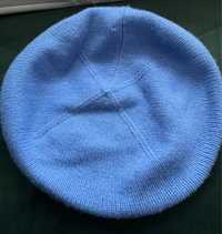 Kaszmirowa 100% czapka- beret