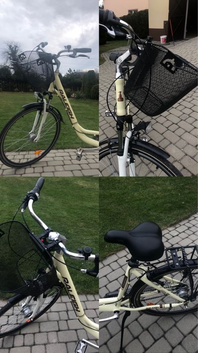 Rower miejski Raleigh Liverpool Air Lite + koszyk GRATIS