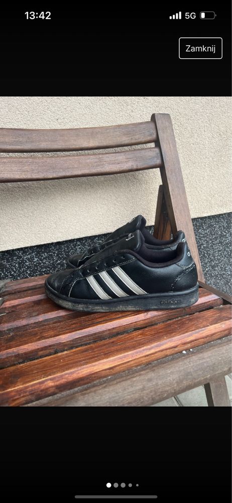 Buty adidas Adidasy stan super czarne złote brązowe buty Adidas 39/40
