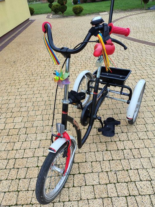 Rowerek trójkołowy rehabilitacyjny