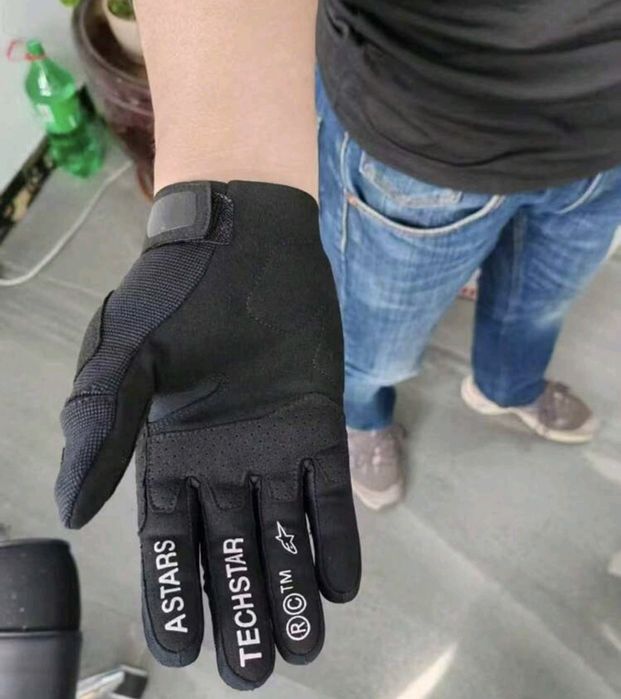 Luvas e óculos motocross