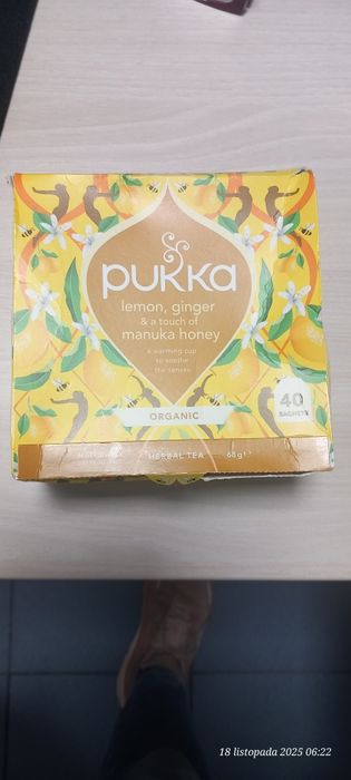 Pukka herbata lemon ginger manuka honey 39szt