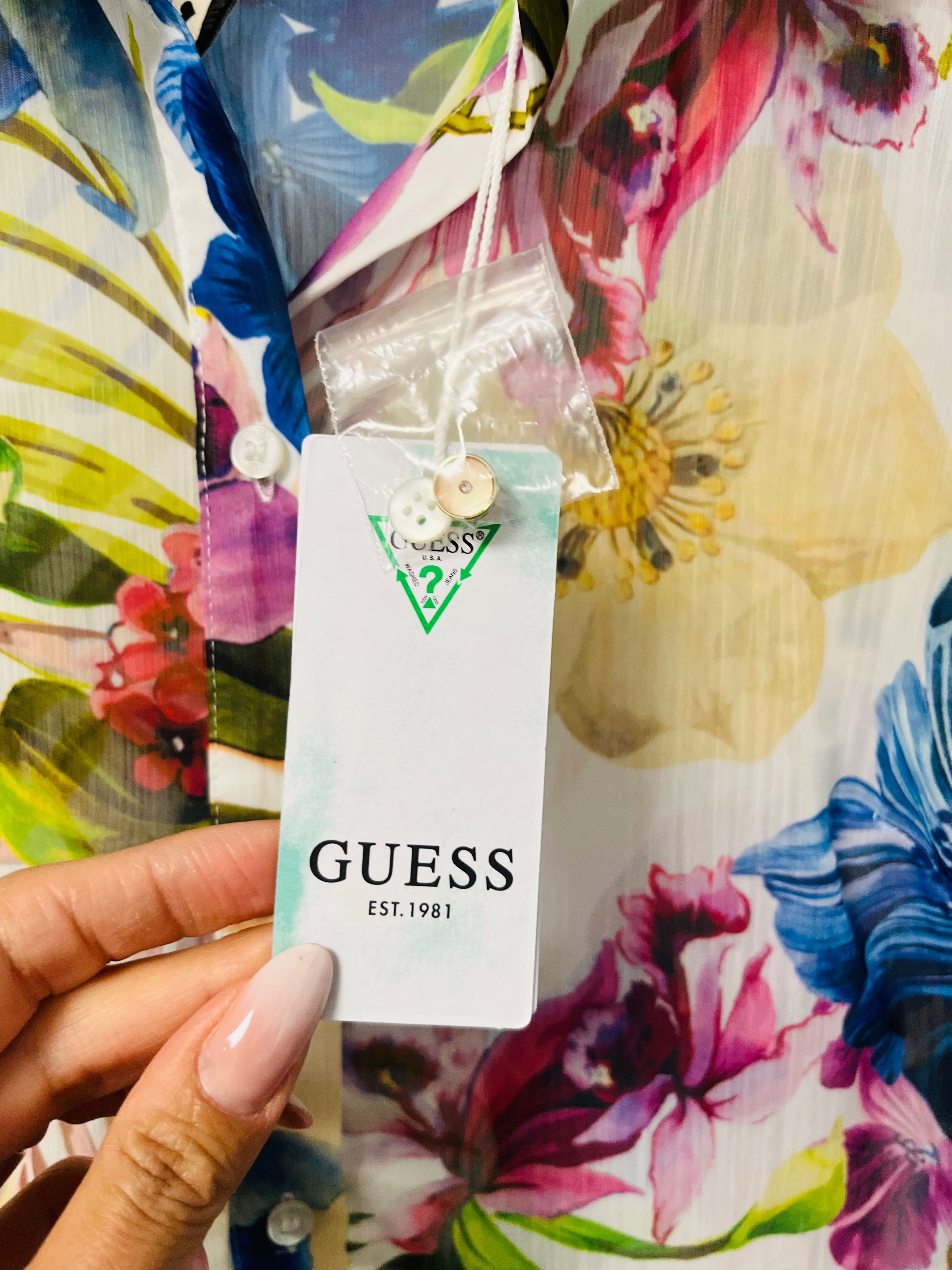 Guess Nowa kolorowa letnia bluzka r. S 36 unikat