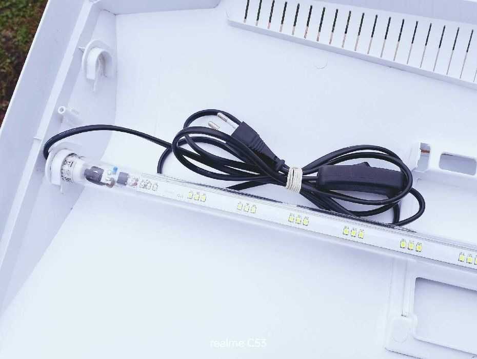 Pokrywa Aquael sunny biała 75x35cm na akwarium leddy 75 (105L)