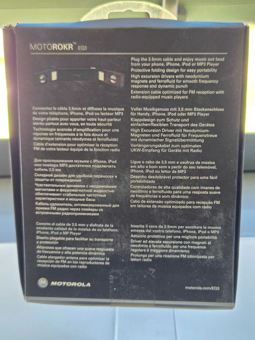 Coluna de som portátil desdobrável Motorola