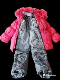 Зимовий комбінезон з курткою для дівчинки