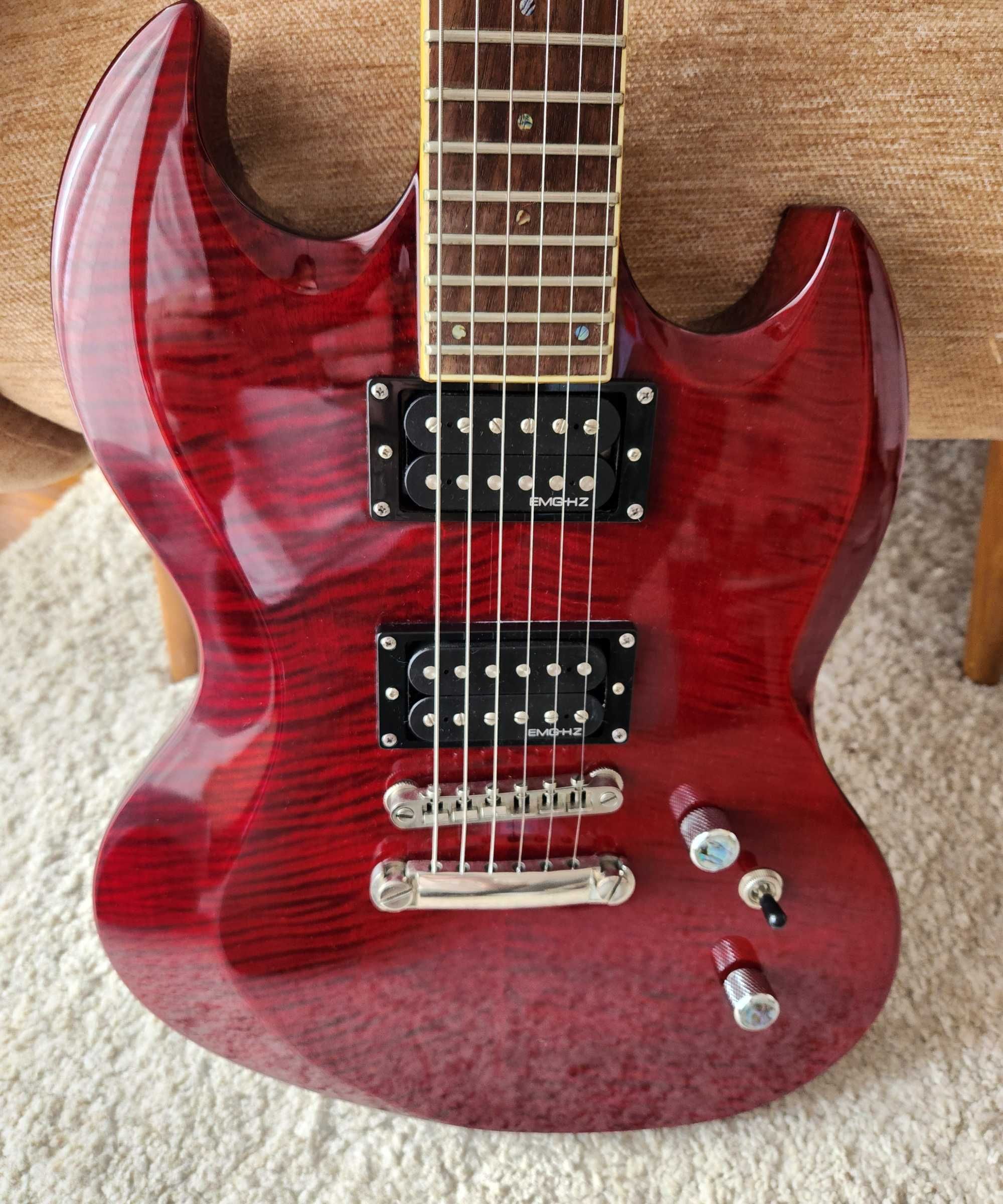 Guitarra ESP LTD Viper 200fm- EMG
