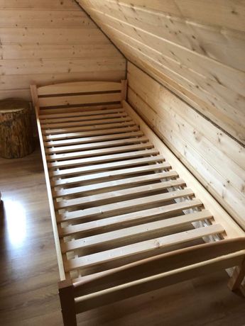 Łóżko drewniane sosnowe 90 x 200 cm Nowe