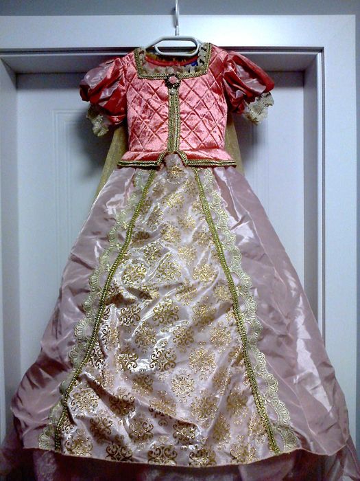 strój sukienka księżniczka królowa 1 wróżka 116 cm 5-6 lat