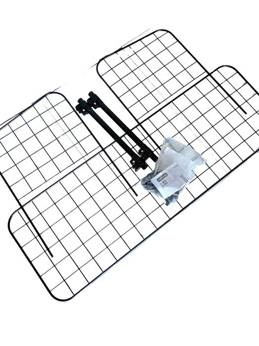 Nobleza Bariera samochodowa dla psa stalowa 96-145x30 cm regulowana