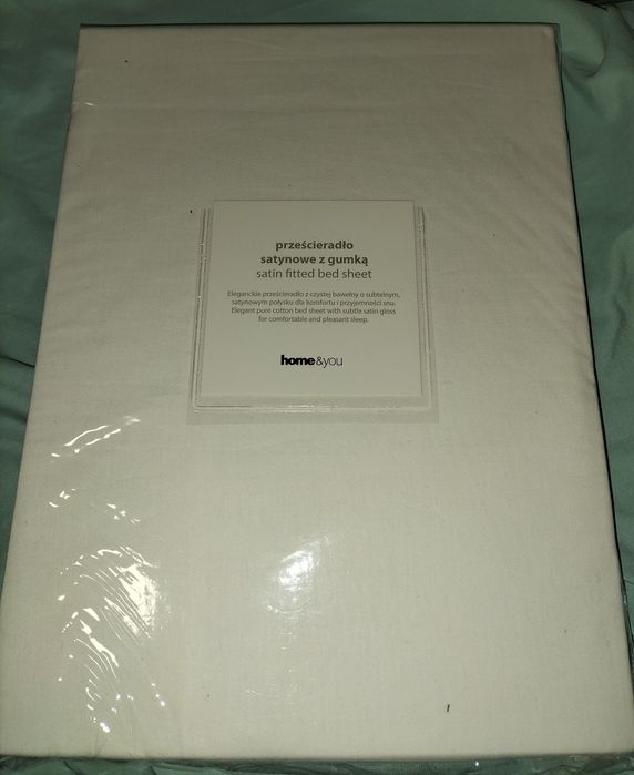 Prześcieradło z mikrofibry z gumką, białe,90x200,home&you