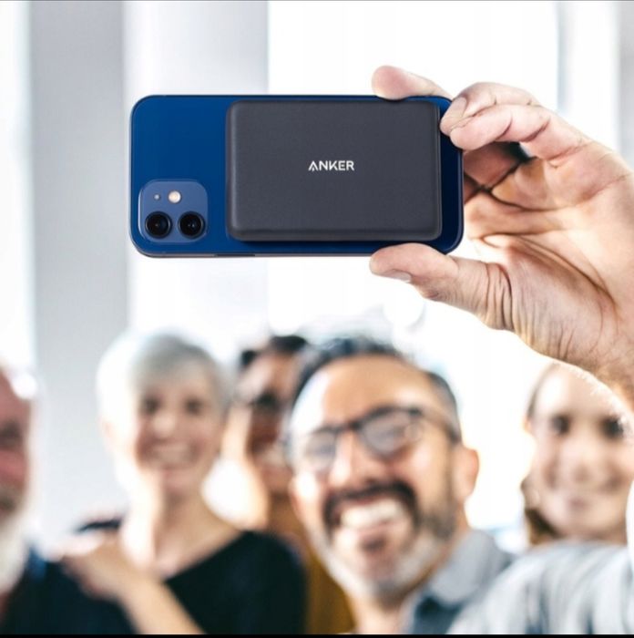 Magnetyczny Powerbank Anker 5000 mAh czarny nowy super cena