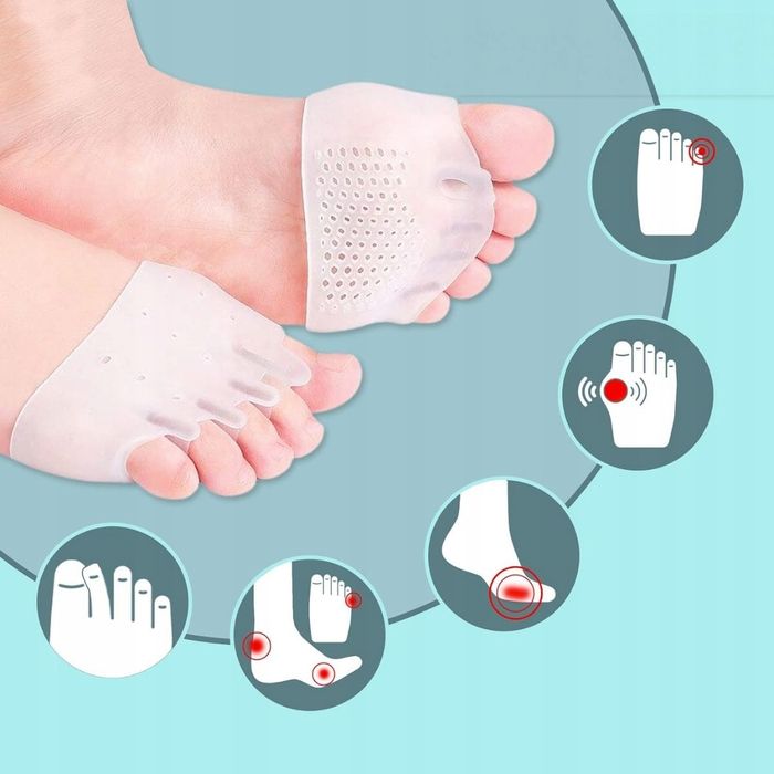 Żelowy Separator Haluksów Opaska na Haluksy Orteza Palców u Nóg