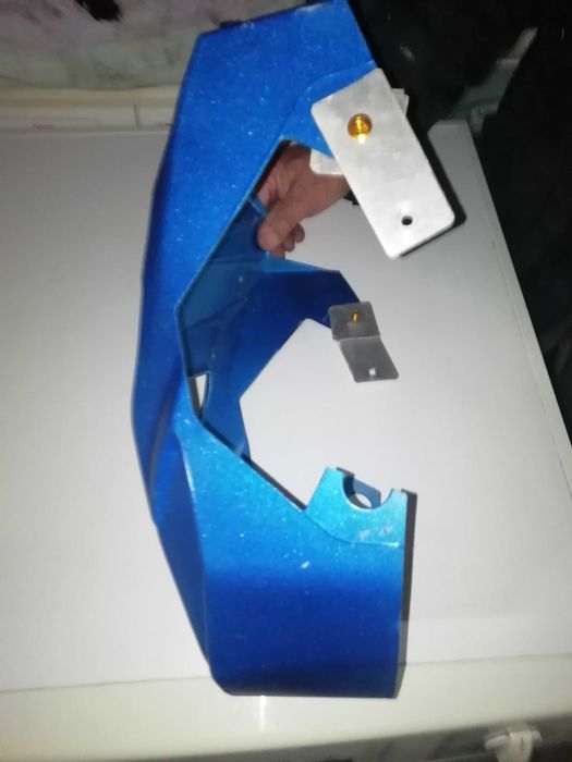 Peças farol da frente negat azul