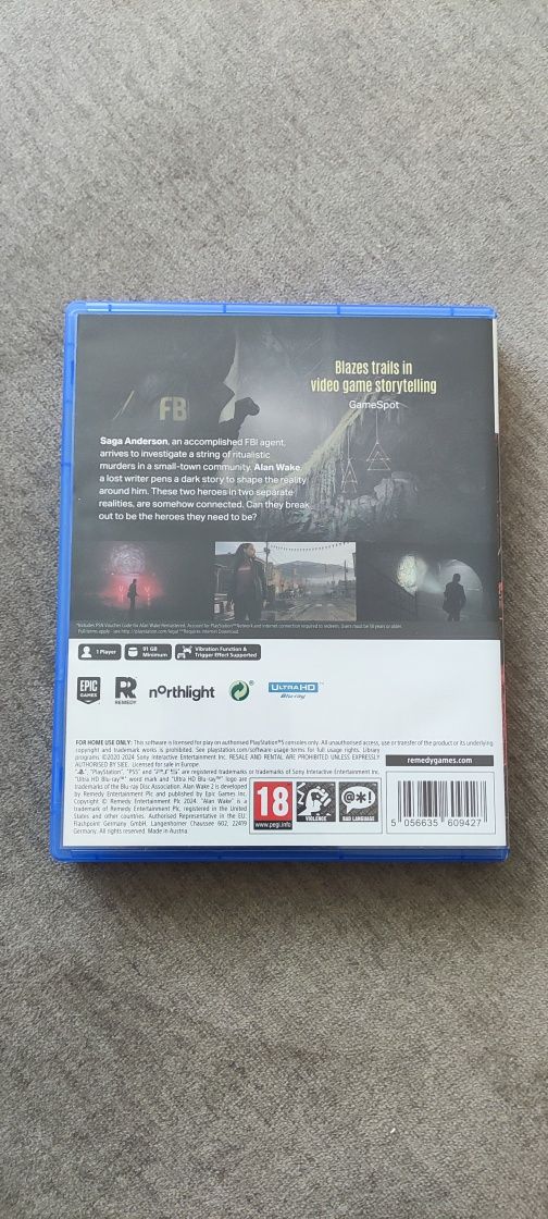 Alan Wake 2 para Playstation 5