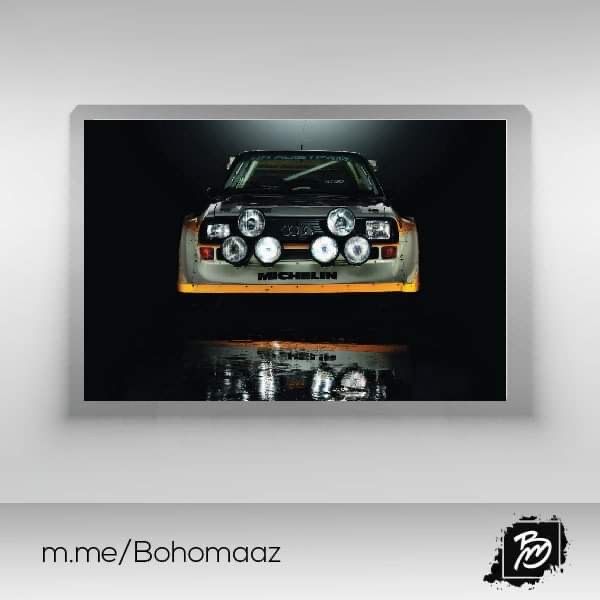 Plakat 100x70cm Audi Sport Quattro grupa B