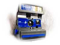 Niebieski Polaroid 636 Jak Nowy! Sprawny! Aparat kolekcjonerski