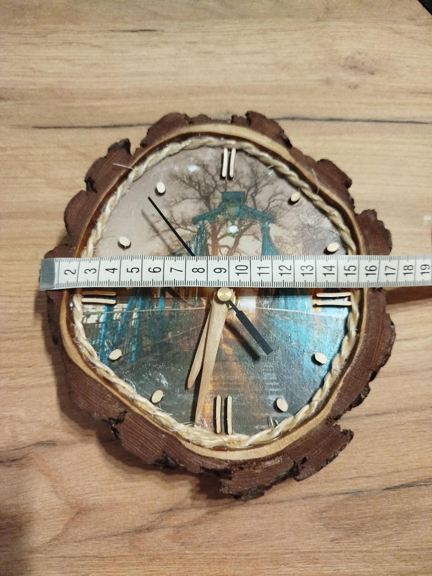Zegar ścienny handmade - WYJATKOWY
