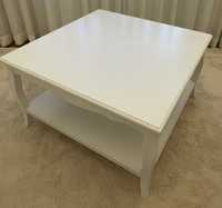 Stolik drewniany 80 cm x 80 cm biały
