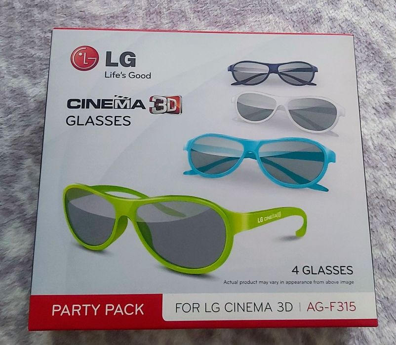 Okulary 3D LG Cinema 3D glasses, 4szt