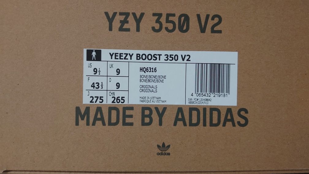 adidas Yeezy Boost 350 V2 Bone