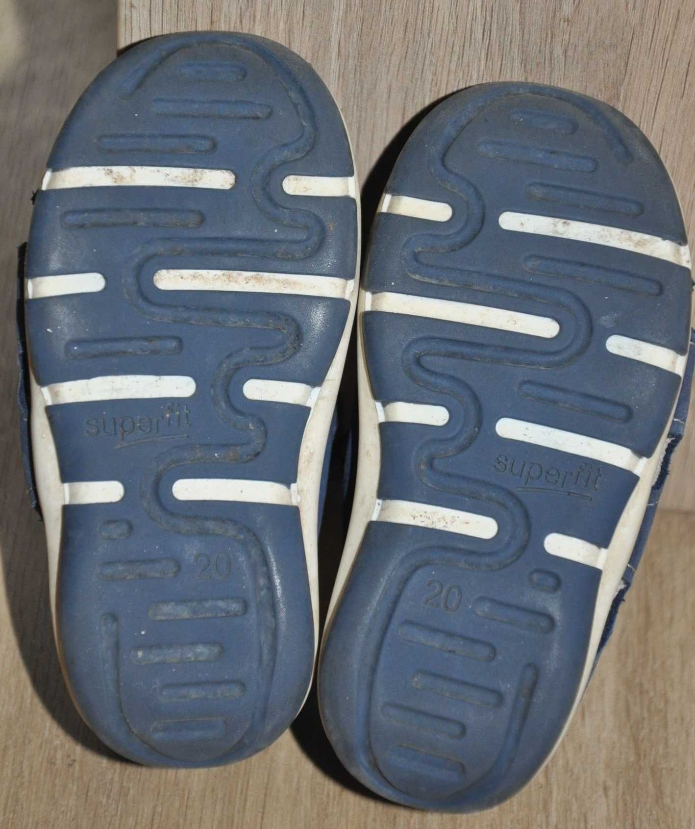 SUPERFIT R.20 sandały,kryte skórzane półbuty Freddy, letnie półsandały