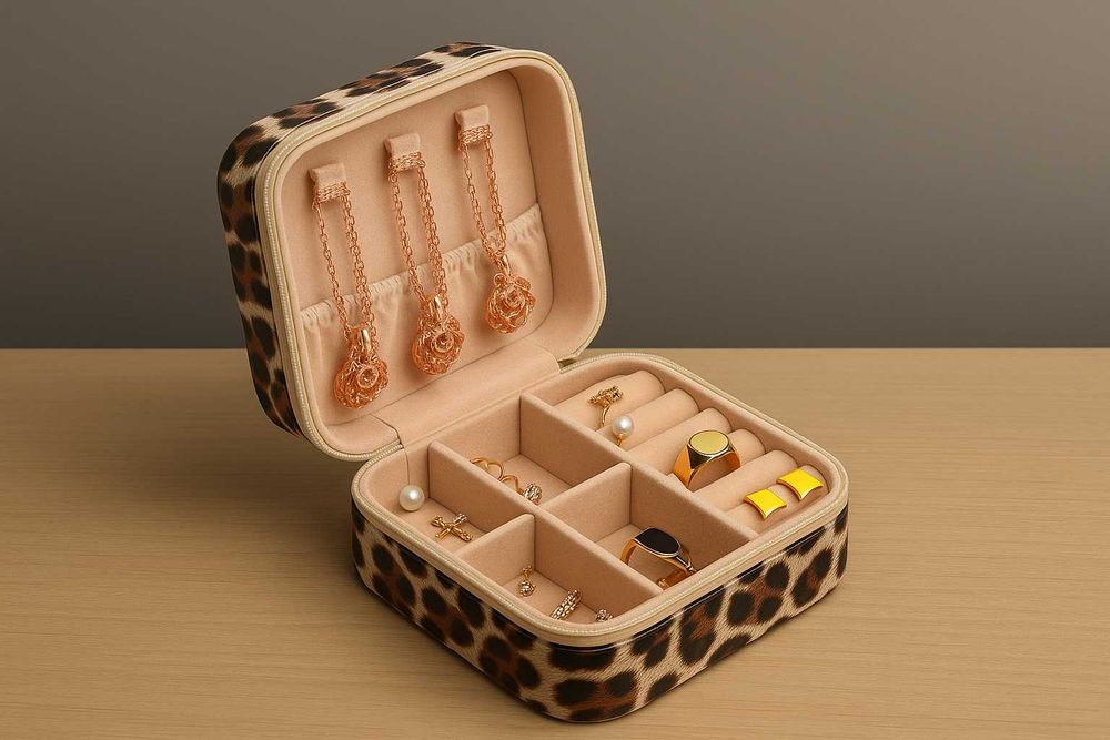 Скринька-органайзер для зберігання ювелірних прикрас шкатулка біжутері