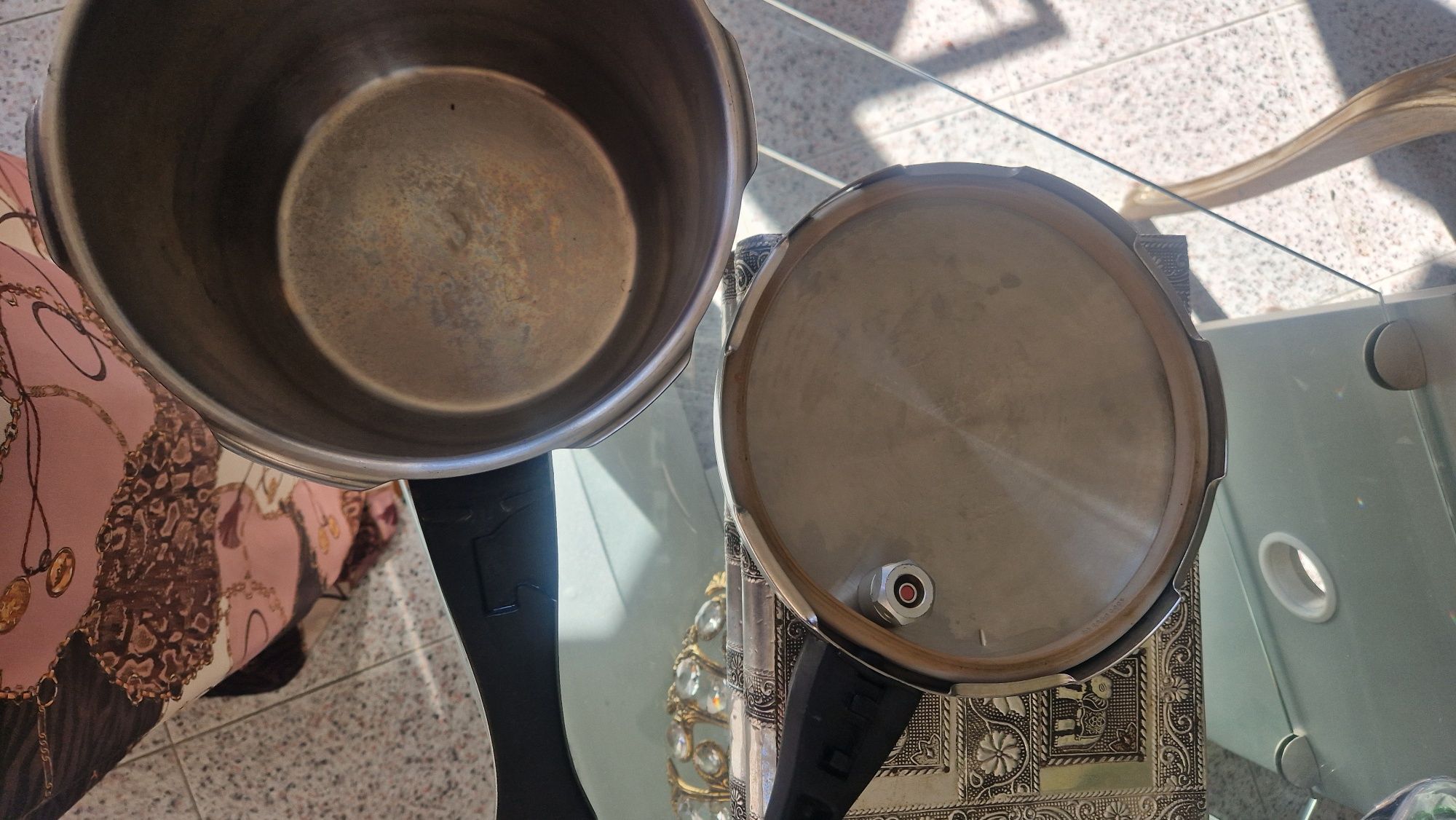 Panela de pressão em inox