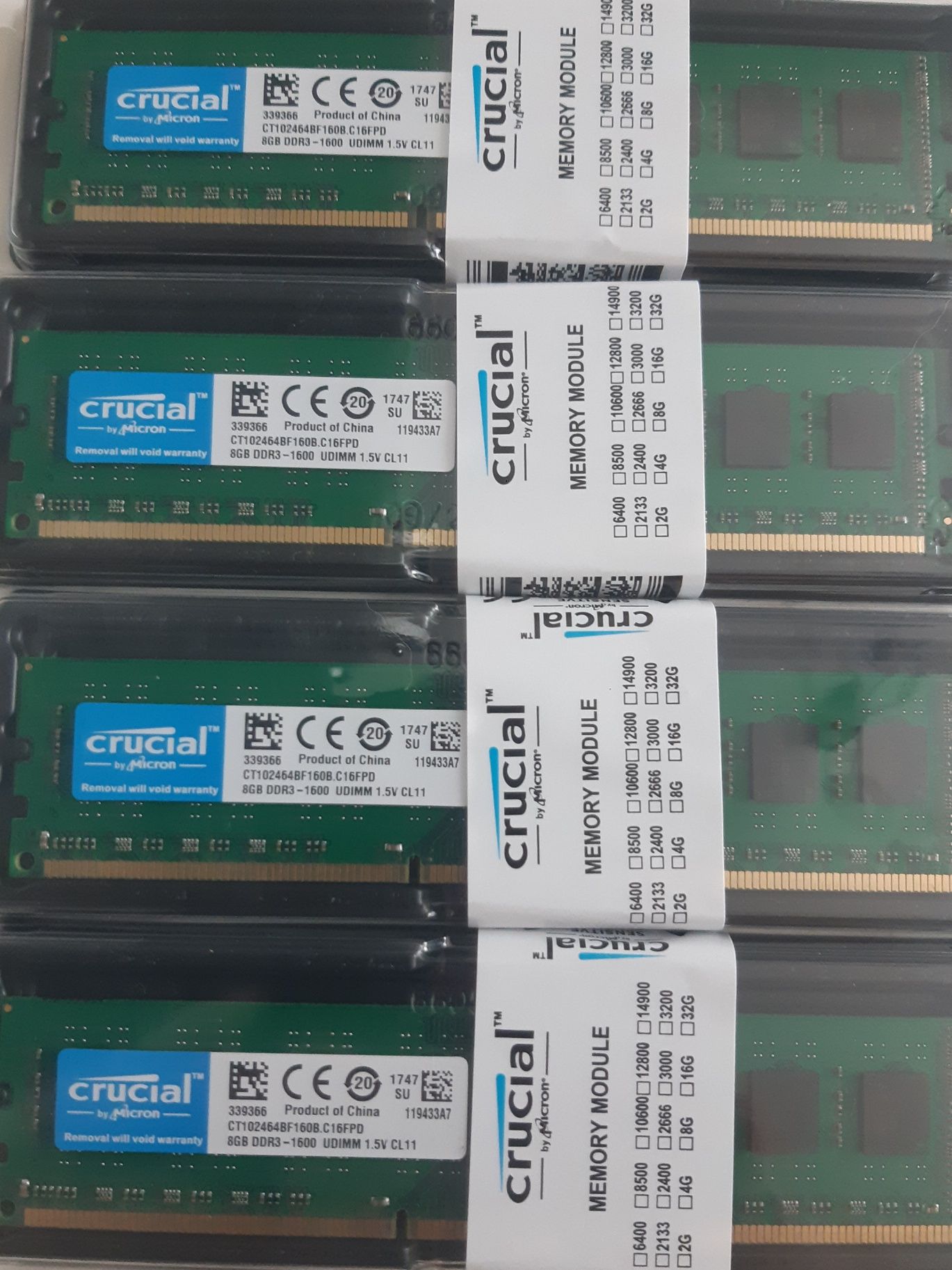 Оперативна память /DDR3/DDR2/DDR4