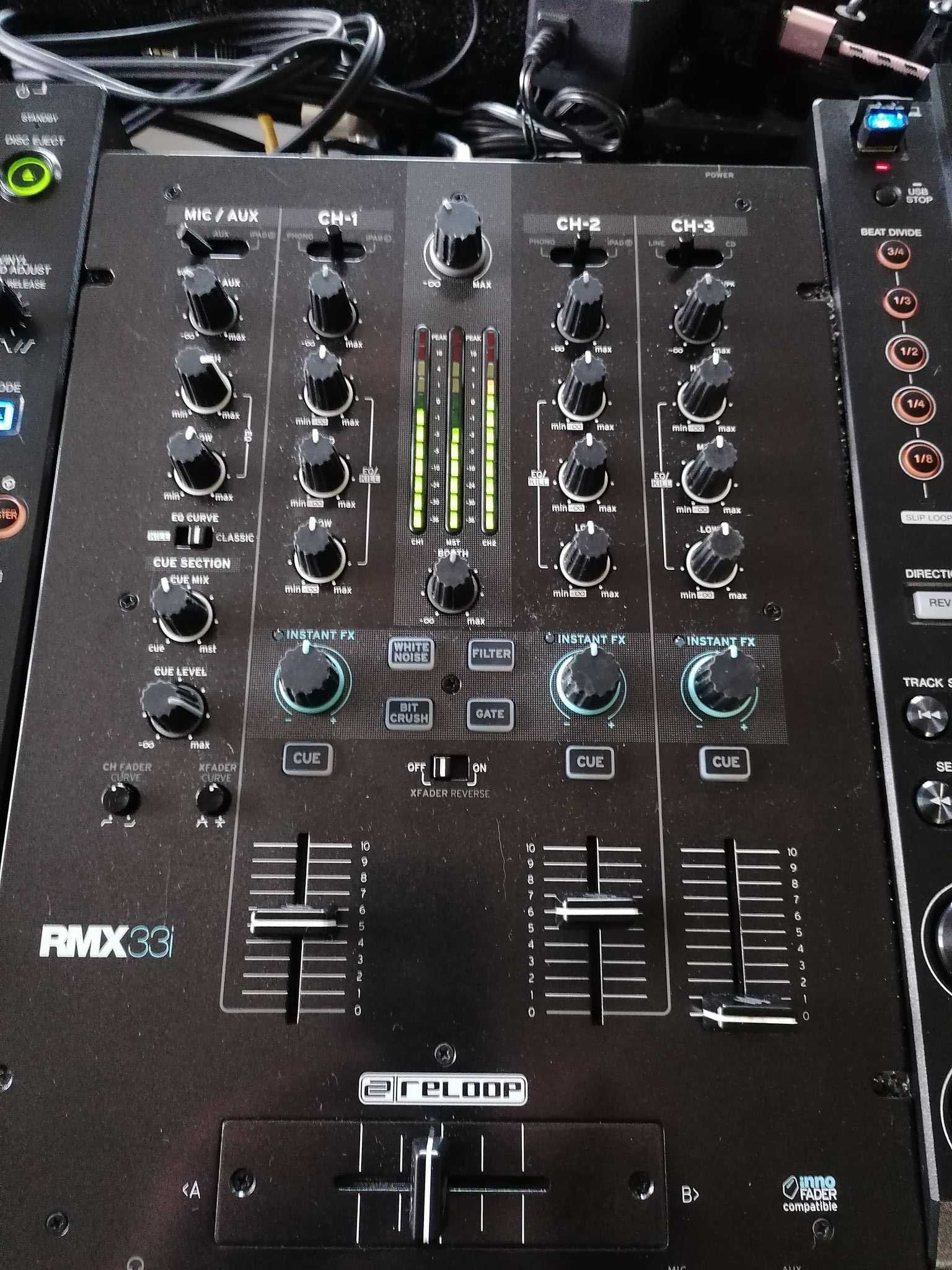 Zestaw DJ - 2x Pioneer 900nex + Reloop RMX33i + case