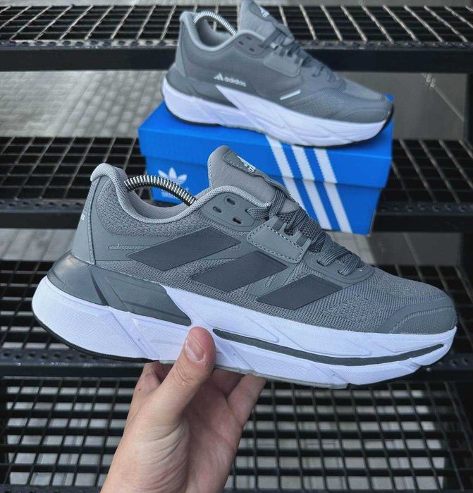 Кроссовки Адидас мужские Adidas сеточка серые