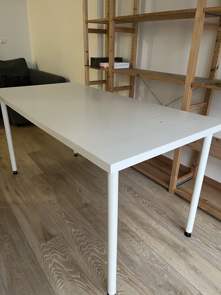 Mesa branca ikea linnmon 0,75x1,50m