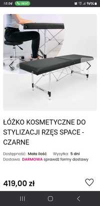 Łóżko nowe do stylizacji rzes