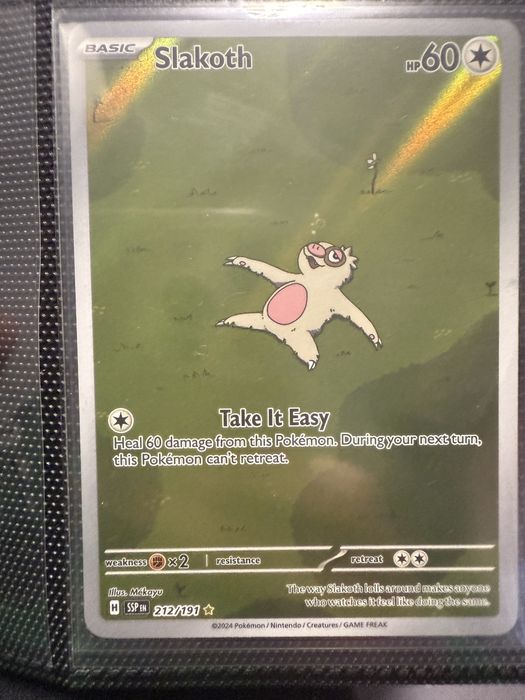 Pokemon TCG Slakoth SSP 212/191