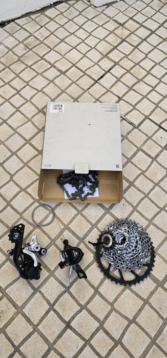 Mudanças Shimano XT 10V, Cassete 10V e Corrente