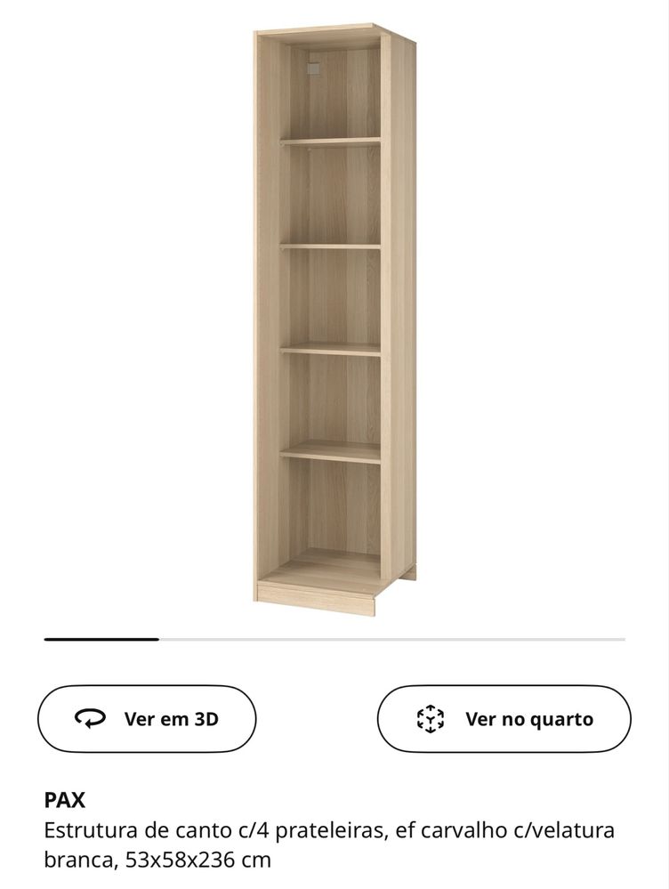 Conjunto roupeiros PAX IKEA