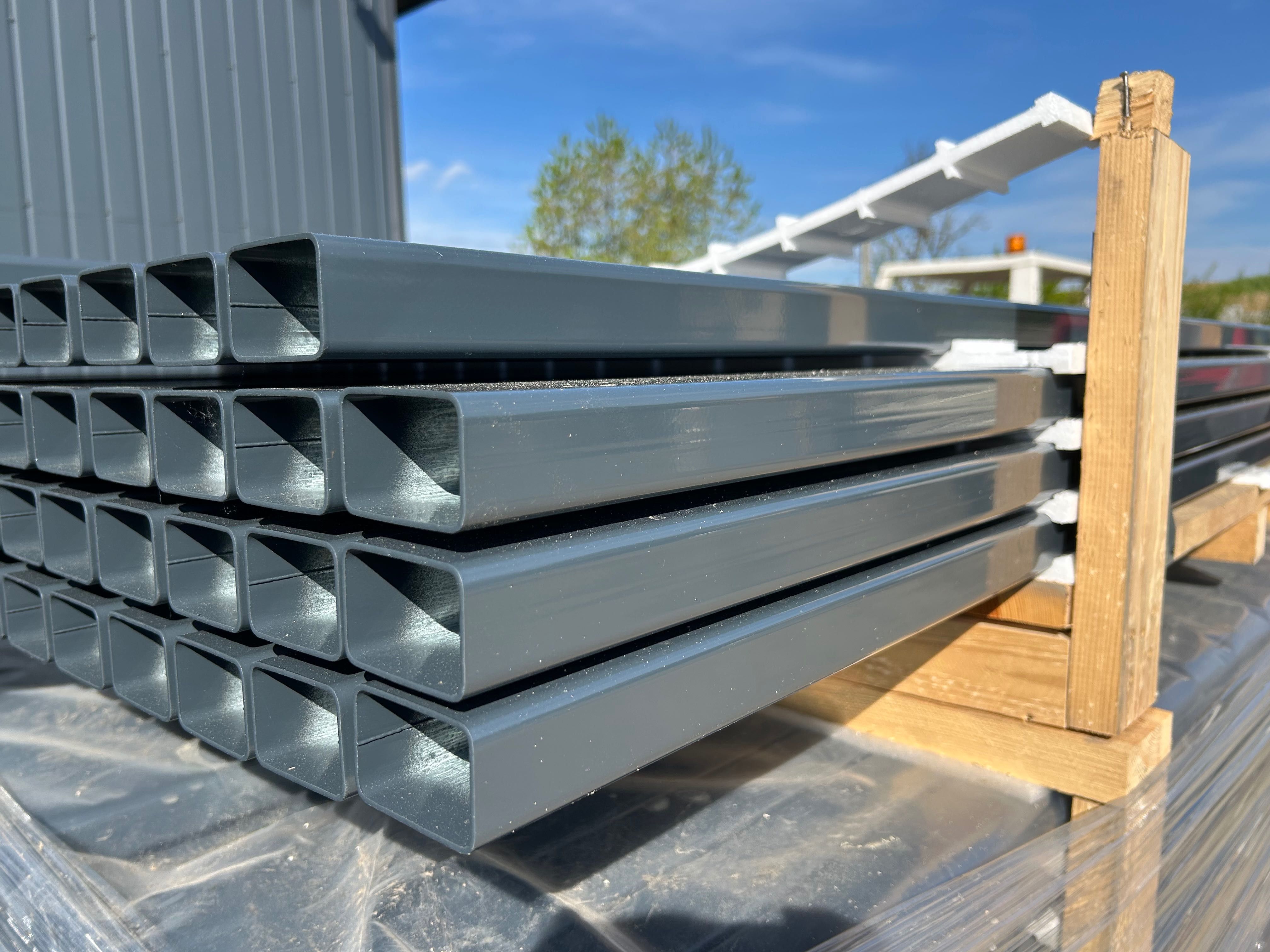 SŁUPEK PANELOWY 60x40x2mm x 2m ocynkowany + RAL