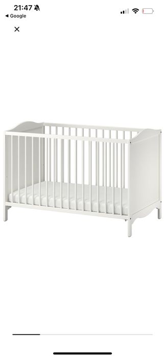 Berço Ikea Samagora com Colchão